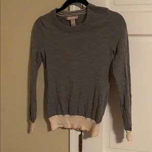 Small GREY WOMENS BANANA REPUBLIC SWEATER